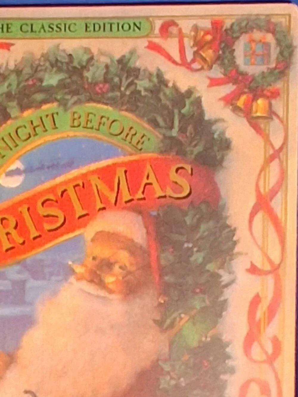 Vintage The Night Before Christmas Classic Edition Hardcover Book 1995
